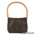 LOUIS VUITTON Monogram Looping MM M51146 Shoulder bag
