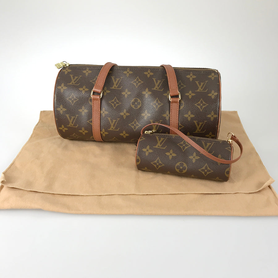 LOUIS VUITTON Monogram Old Papillon 30 M51365 Hand bag