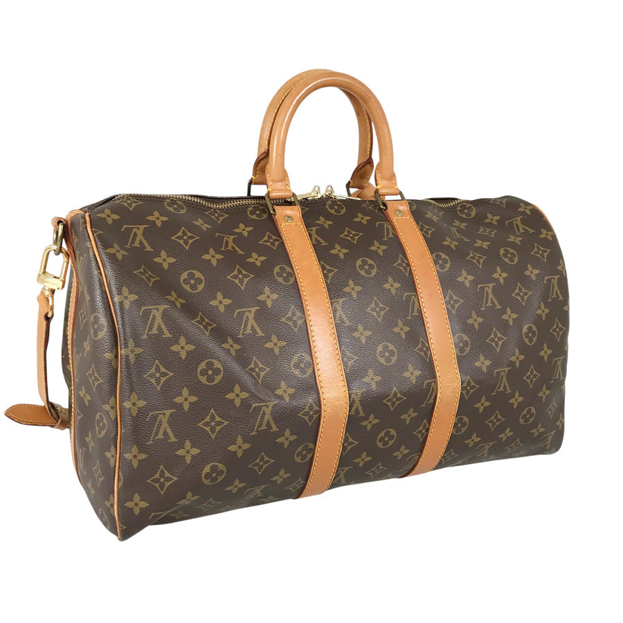 LOUIS VUITTON Monogram Keepall Bandouliere 45 M41418 Boston bag