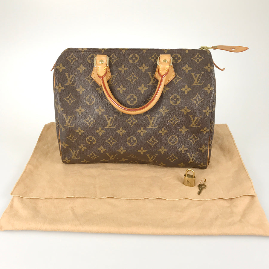 LOUIS VUITTON Monogram Speedy 30 M41526 Hand bag