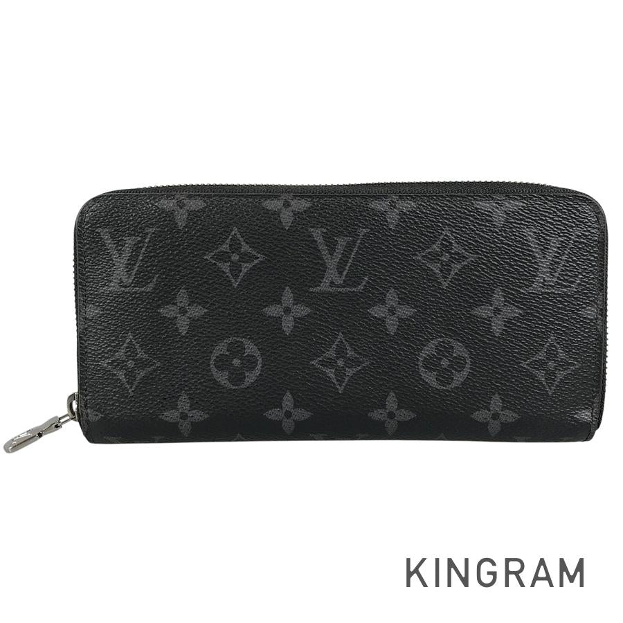 LOUIS VUITTON Monogram Eclipse Zippy Wallet Horizontal M11611 Long wallet Round zipper