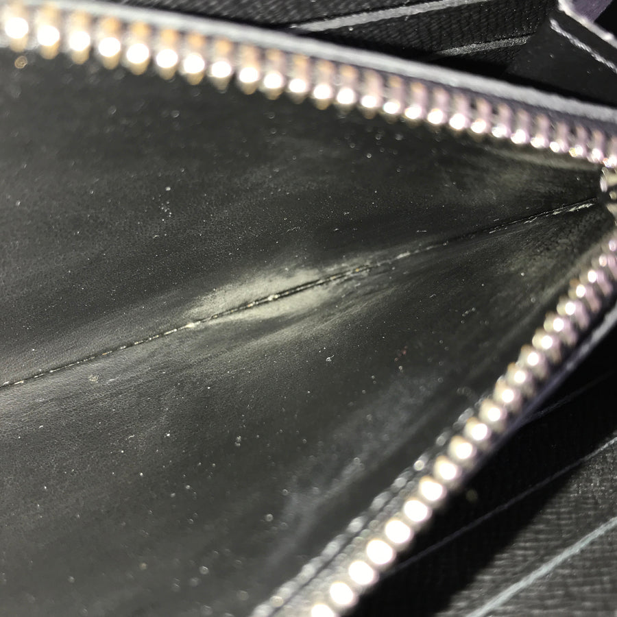 LOUIS VUITTON Monogram Eclipse Zippy Wallet Horizontal M11611 Long wallet Round zipper