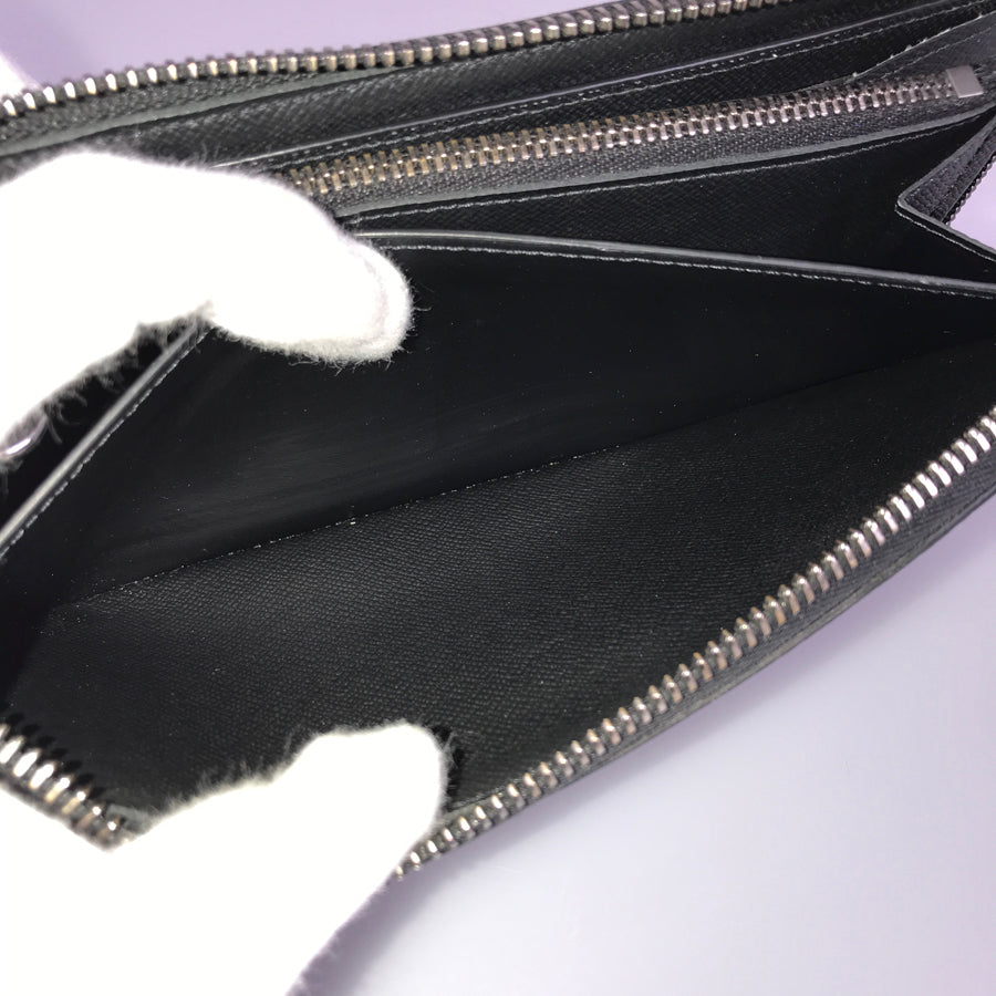 LOUIS VUITTON Monogram Eclipse Zippy Wallet Horizontal M11611 Long wallet Round zipper