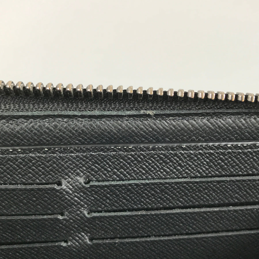 LOUIS VUITTON Monogram Eclipse Zippy Wallet Horizontal M11611 Long wallet Round zipper