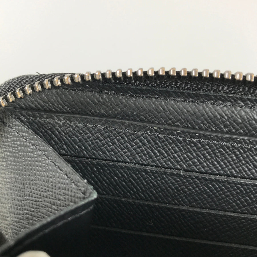 LOUIS VUITTON Monogram Eclipse Zippy Wallet Horizontal M11611 Long wallet Round zipper