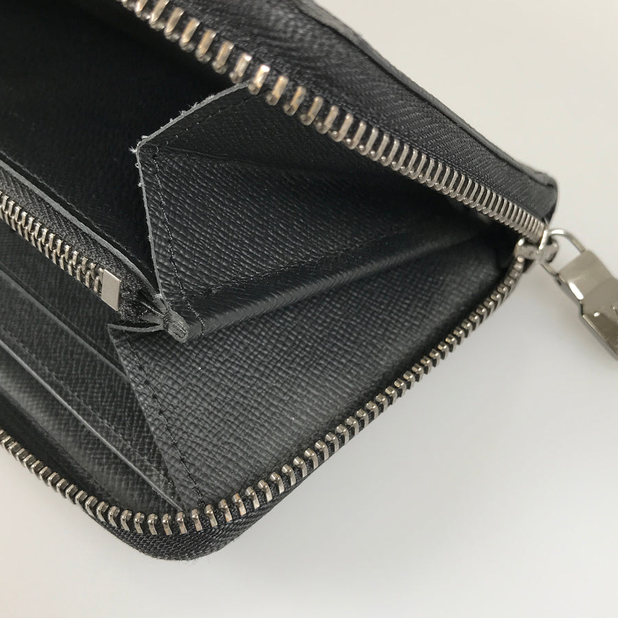LOUIS VUITTON Monogram Eclipse Zippy Wallet Horizontal M11611 Long wallet Round zipper
