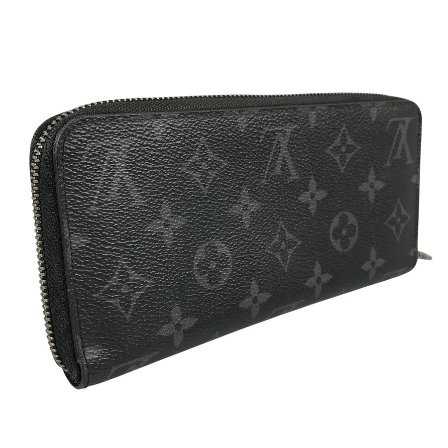 LOUIS VUITTON Monogram Eclipse Zippy Wallet Horizontal M11611 Long wallet Round zipper