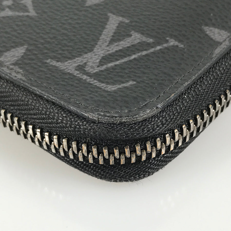 LOUIS VUITTON Monogram Eclipse Zippy Wallet Horizontal M11611 Long wallet Round zipper