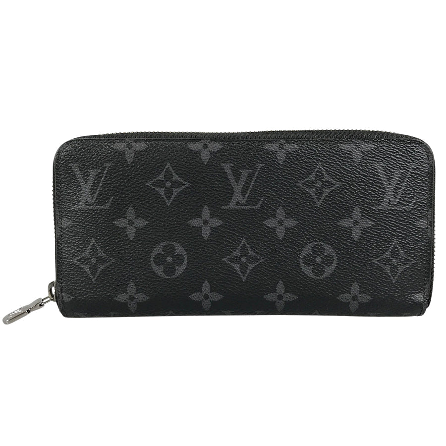 LOUIS VUITTON Monogram Eclipse Zippy Wallet Horizontal M11611 Long wallet Round zipper