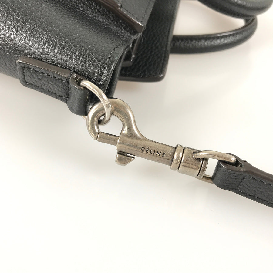 CELINE Luggage Nano Shopper Hand bag