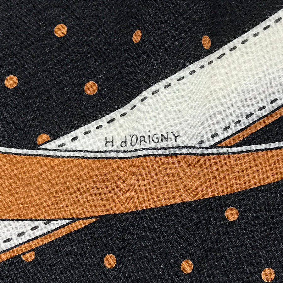 HERMES Calegean 140 Women's Scarf