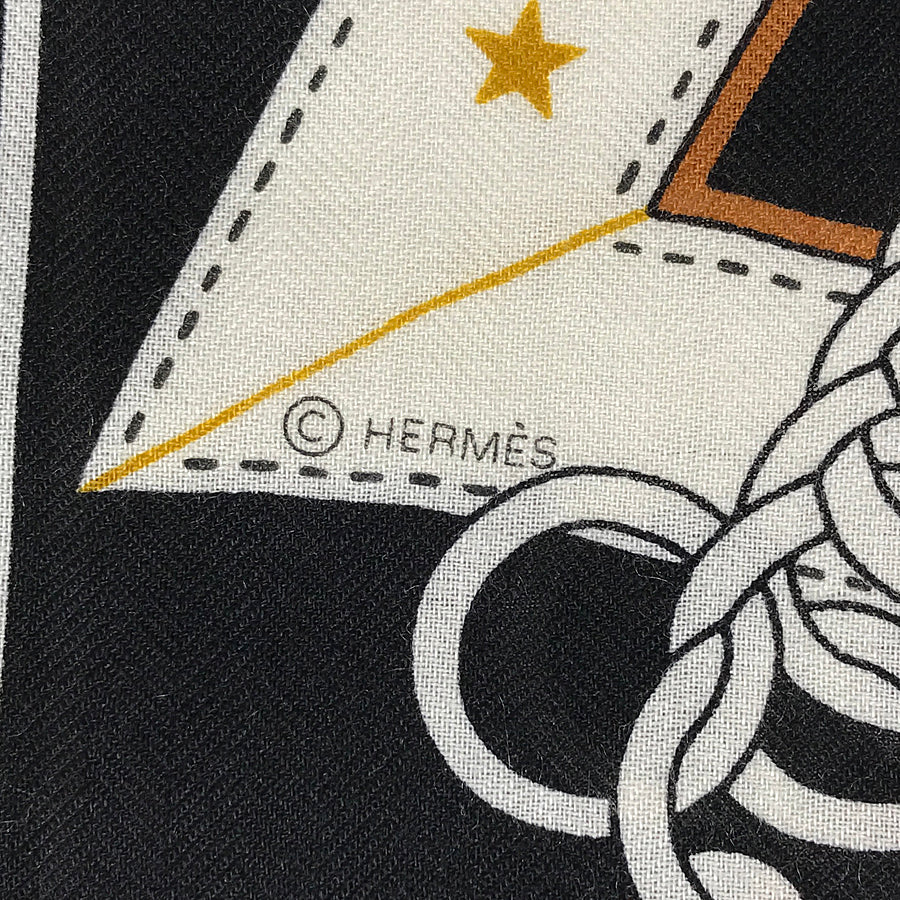 HERMES Calegean 140 Women's Scarf
