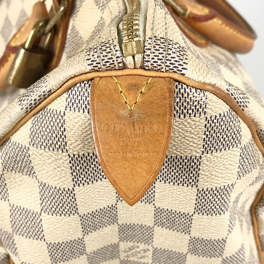 LOUIS VUITTON Damier Azur Speedy 30 N41533 Hand bag
