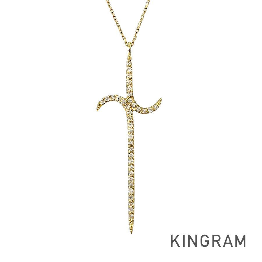 Necklace Yellow gold Diamond
