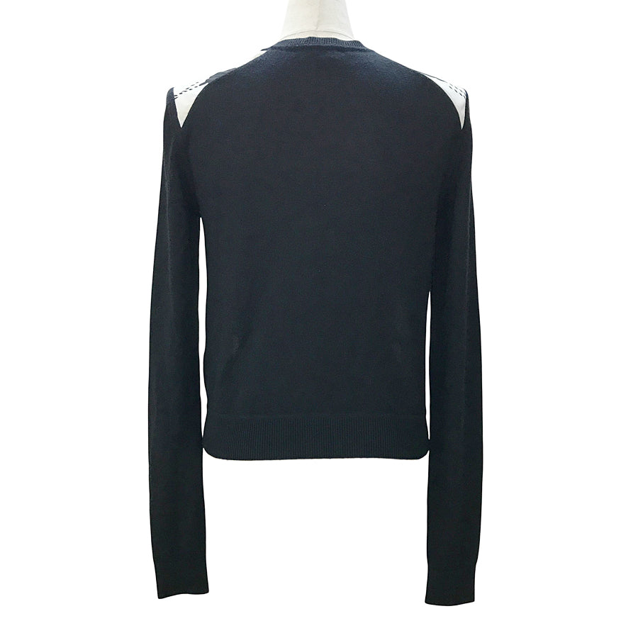 HERMES twill laine Women's Cardigan