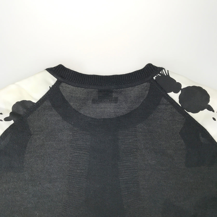 HERMES twill laine Women's Cardigan