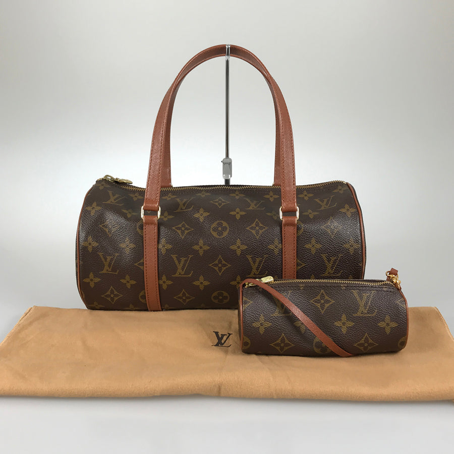 LOUIS VUITTON Monogram Old Papillon 30 M51365 Hand bag