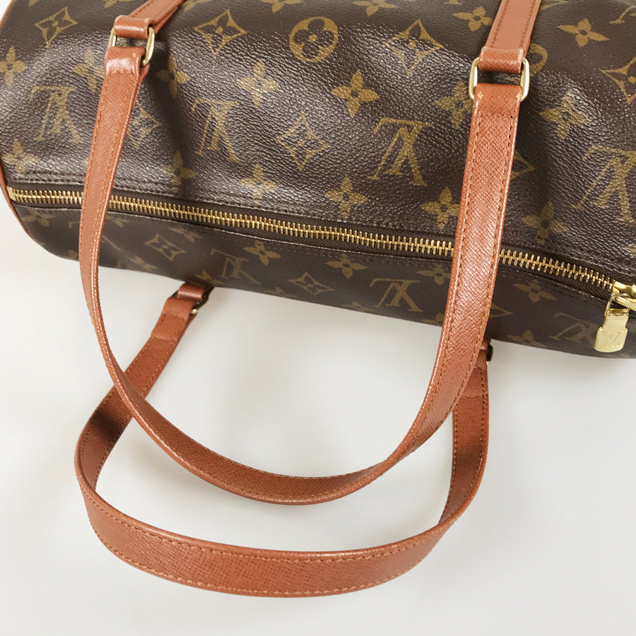 LOUIS VUITTON Monogram Old Papillon 30 M51365 Hand bag