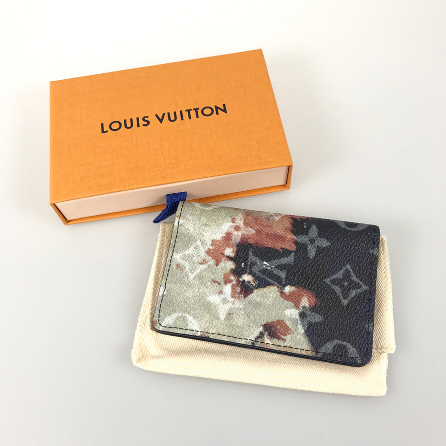 LOUIS VUITTON Monogram Bleach Organizer de Poche M82828 Card case