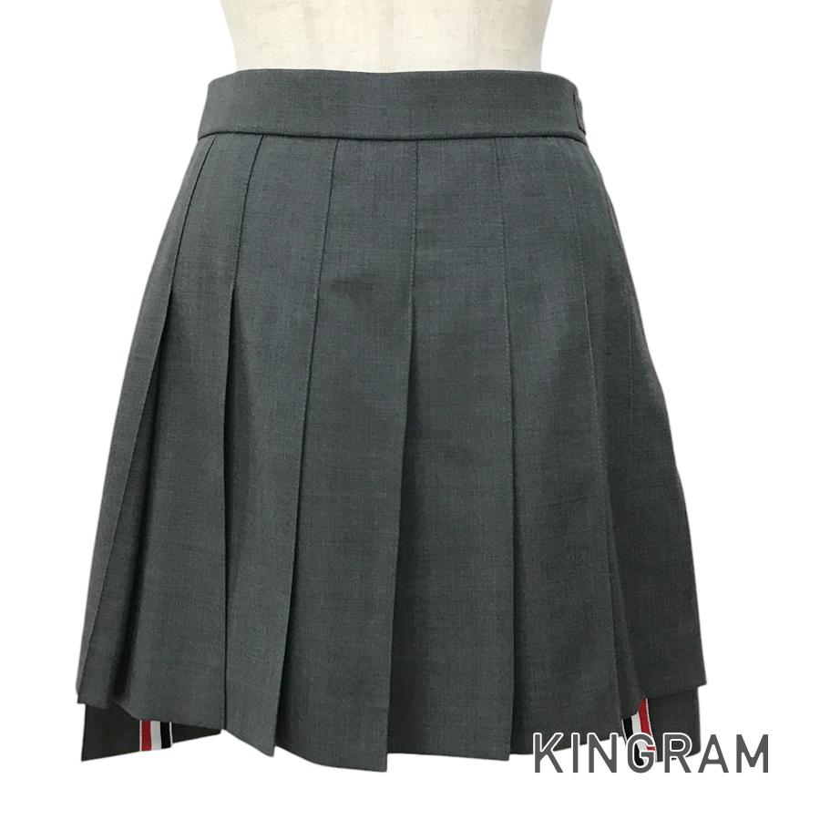 THOM BROWNE Twill Pleated FGC402V-00626-035 Women's Skirt