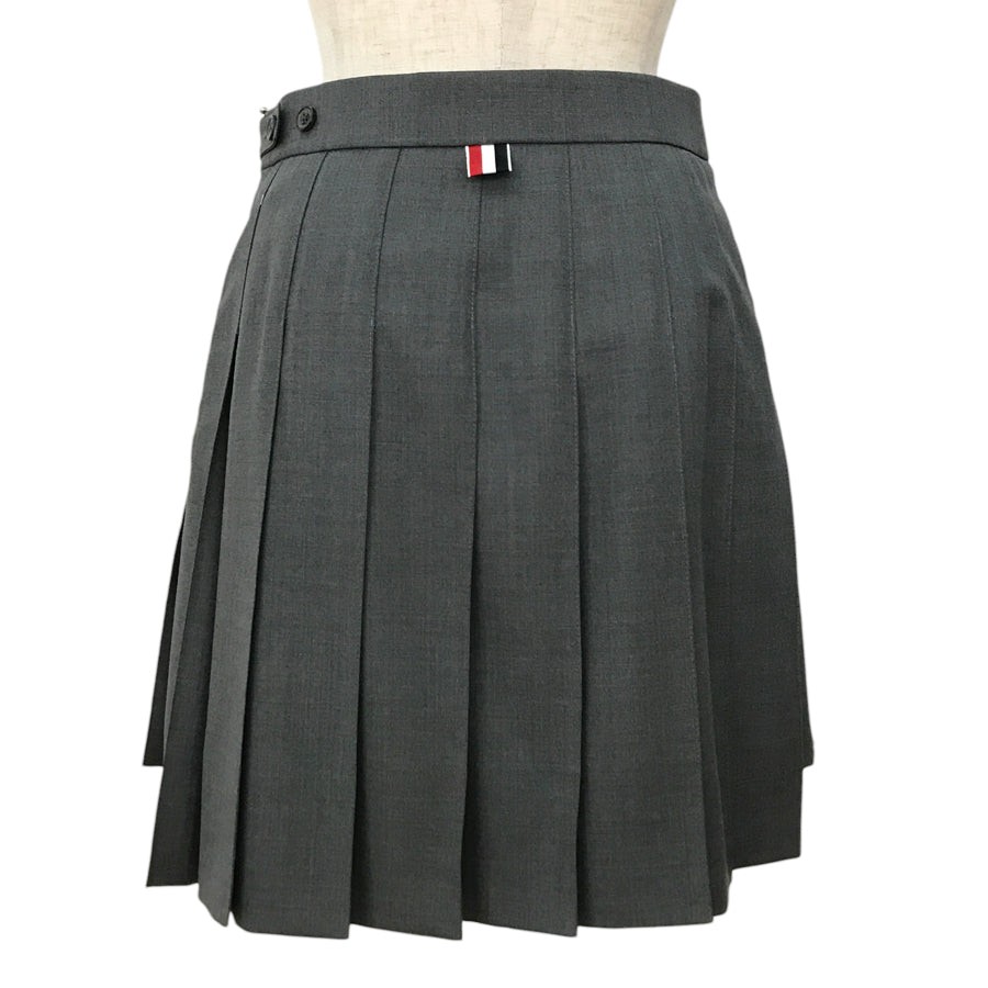 THOM BROWNE Twill Pleated FGC402V-00626-035 Women's Skirt