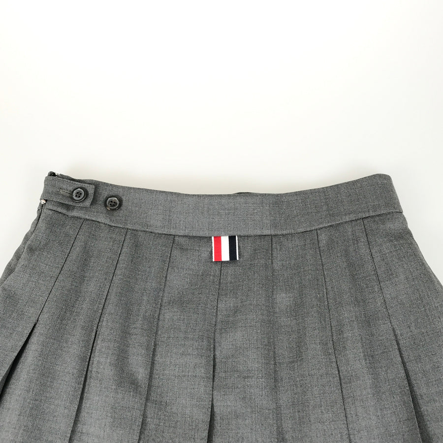 THOM BROWNE Twill Pleated FGC402V-00626-035 Women's Skirt