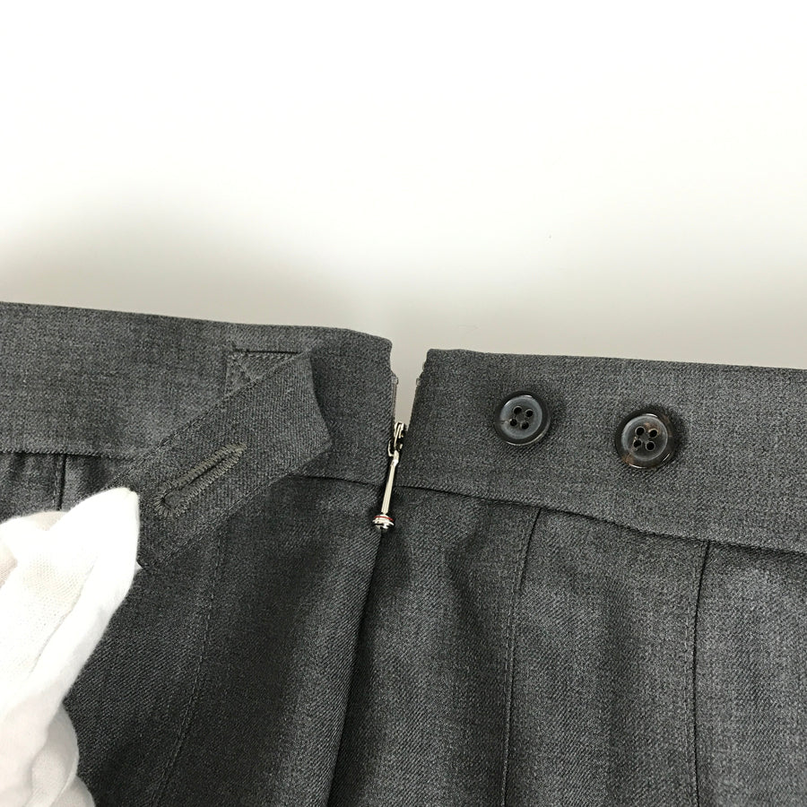 THOM BROWNE Twill Pleated FGC402V-00626-035 Women's Skirt