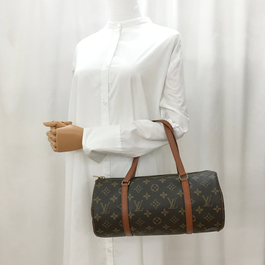 LOUIS VUITTON Monogram Old Papillon 30 M51365 Hand bag
