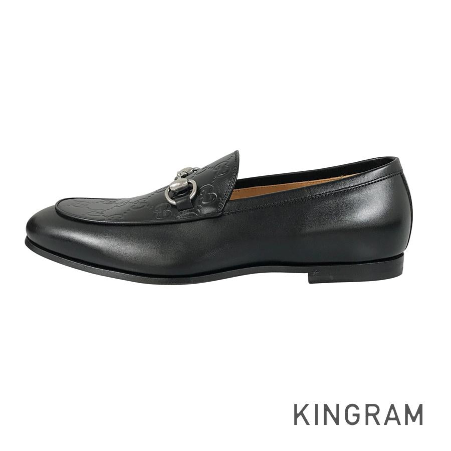 GUCCI Horsebit GG emboss 798997 Men's Loafers