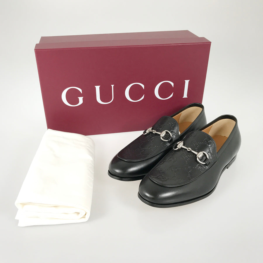 GUCCI Horsebit GG emboss 798997 Men's Loafers