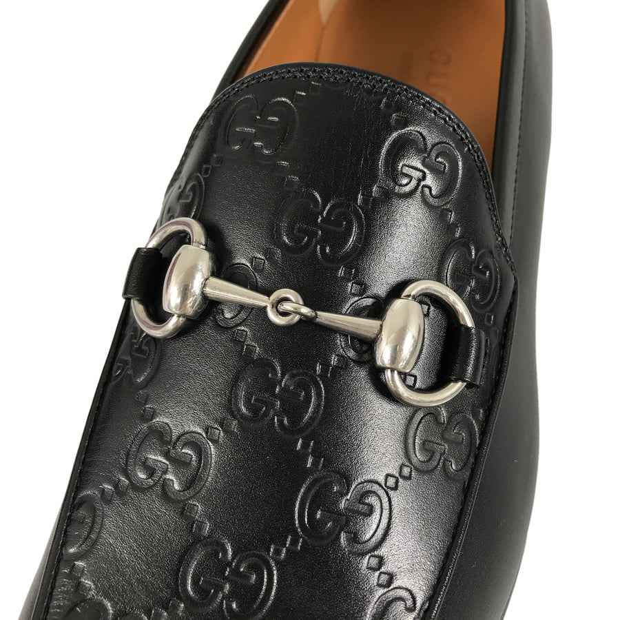 GUCCI Horsebit GG emboss 798997 Men's Loafers