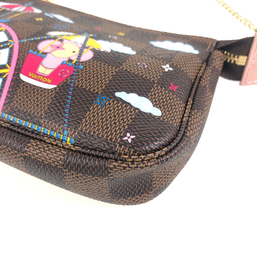 LOUIS VUITTON Damier Mini Pochette Accessoires N60402 Pouch