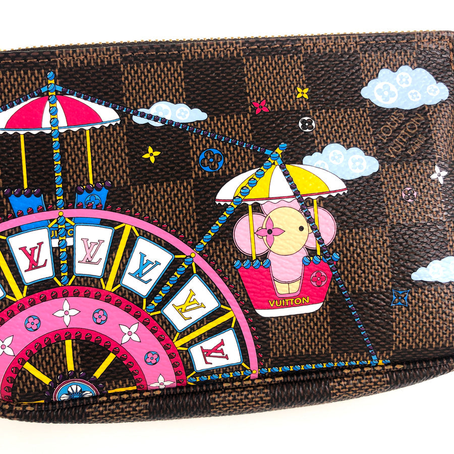 LOUIS VUITTON Damier Mini Pochette Accessoires N60402 Pouch