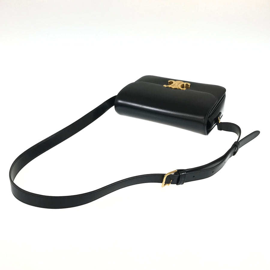 CELINE Triomphe Classic Gold Hardware Shoulder Bag