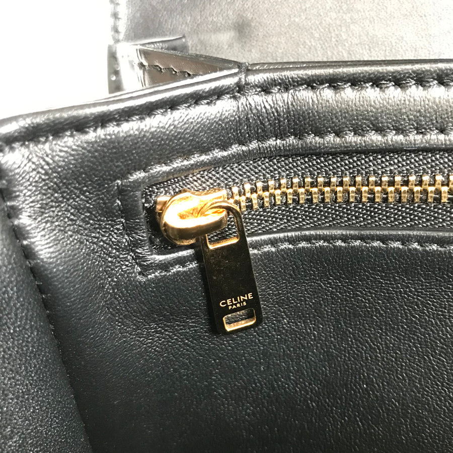 CELINE Triomphe Classic Gold Hardware Shoulder Bag