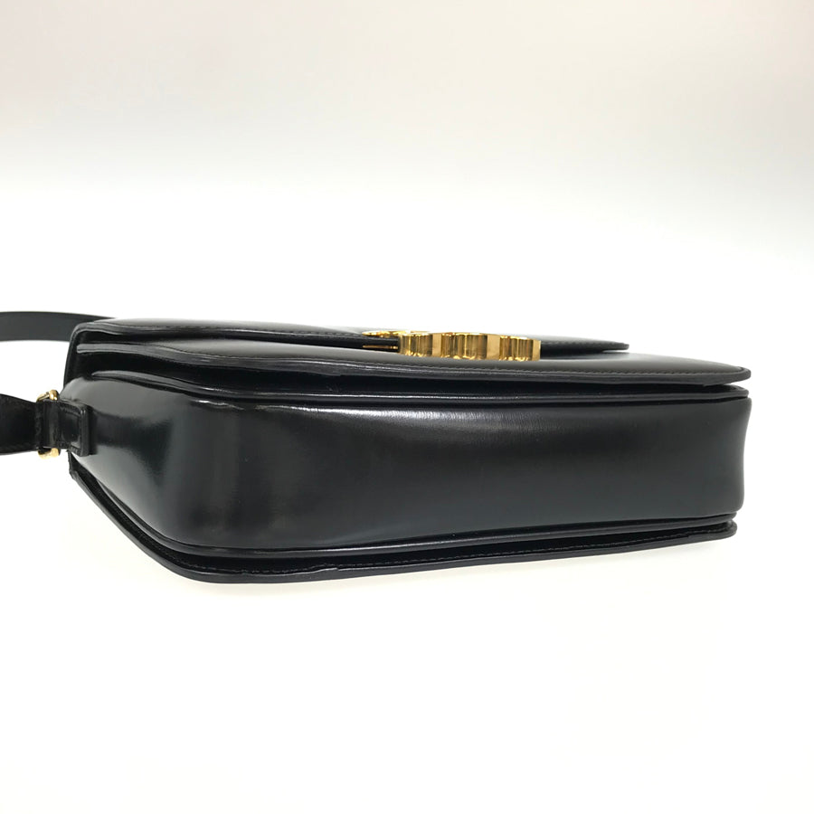 CELINE Triomphe Classic Gold Hardware Shoulder Bag