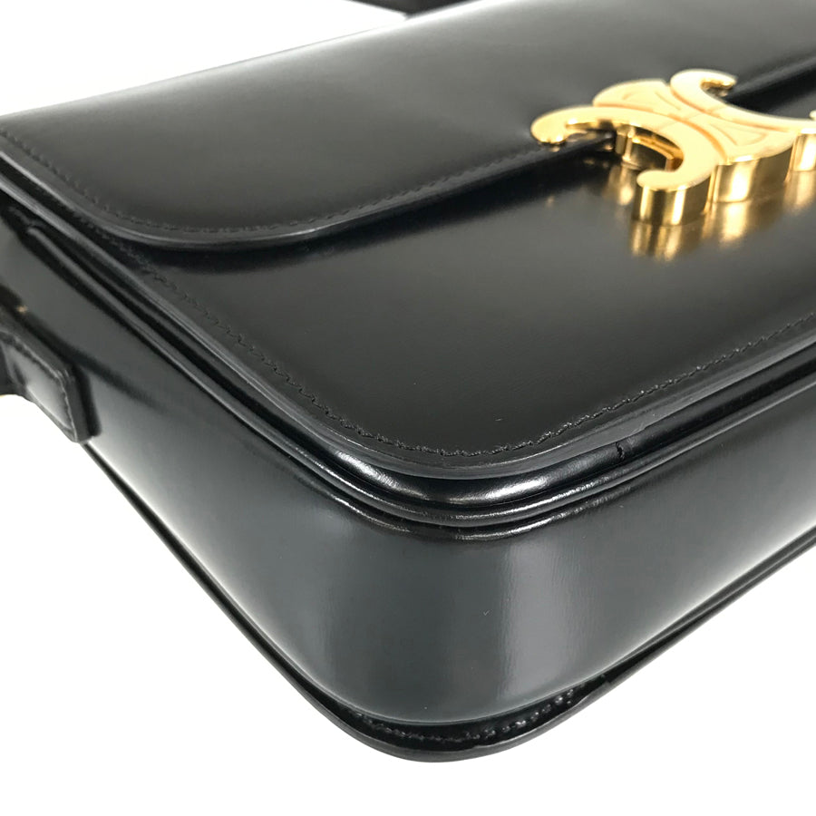 CELINE Triomphe Classic Gold Hardware Shoulder Bag