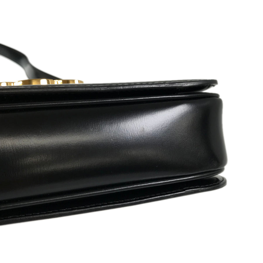 CELINE Triomphe Classic Gold Hardware Shoulder Bag