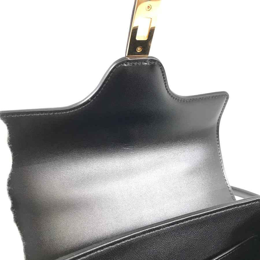 CELINE Mini 16 Saise 2WAY Shoulder Gold Hardware Handbag