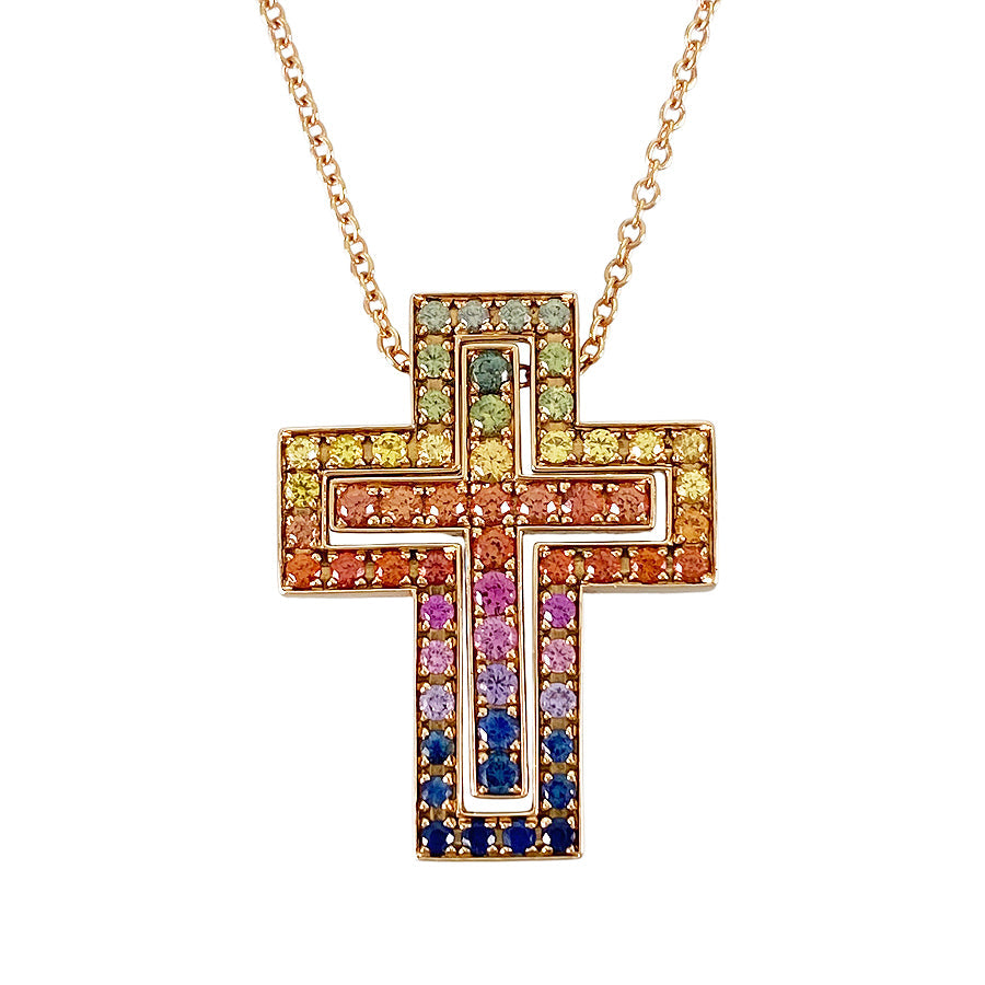 Damiani Belle Epoque M Rainbow Necklace
