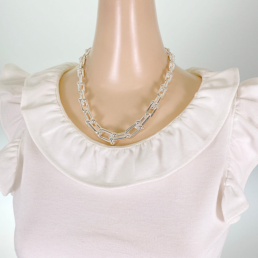 TIFFANY&Co. Hard Wear Graduated link Necklace