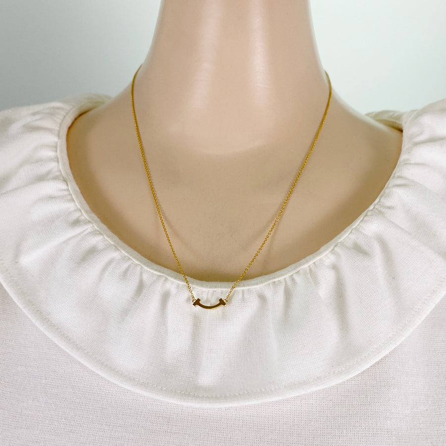 TIFFANY&Co. T Smile mini Necklace