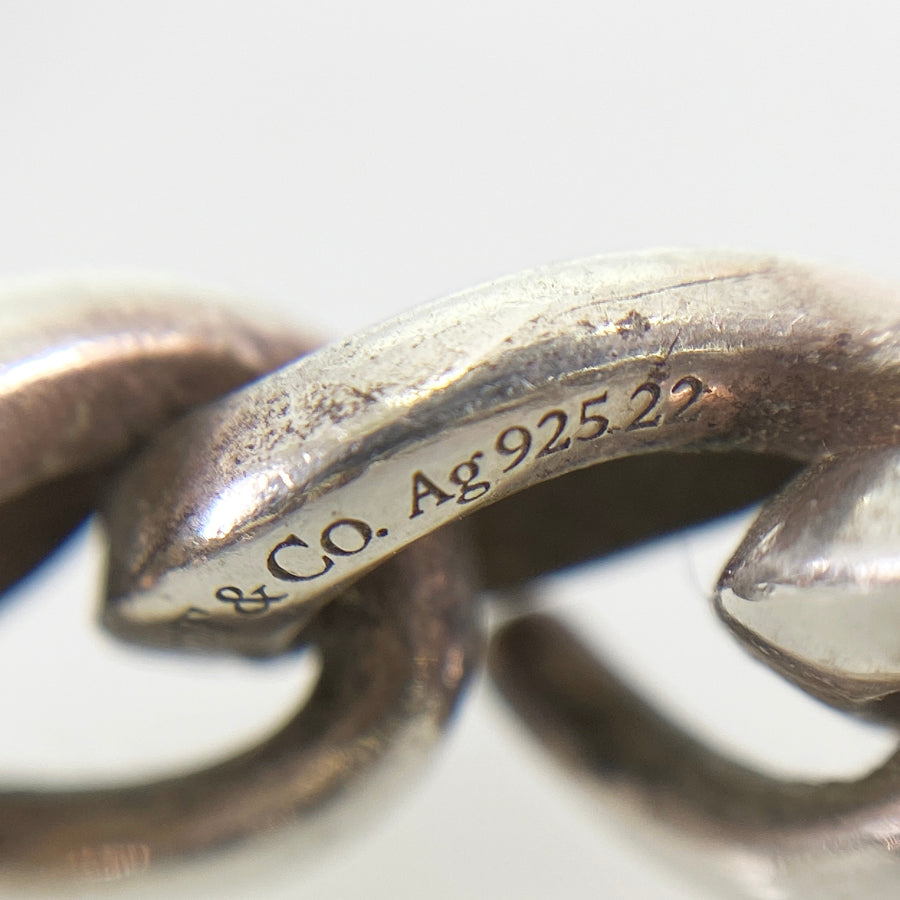 TIFFANY&Co. Forge Link Smoked Finish Ring