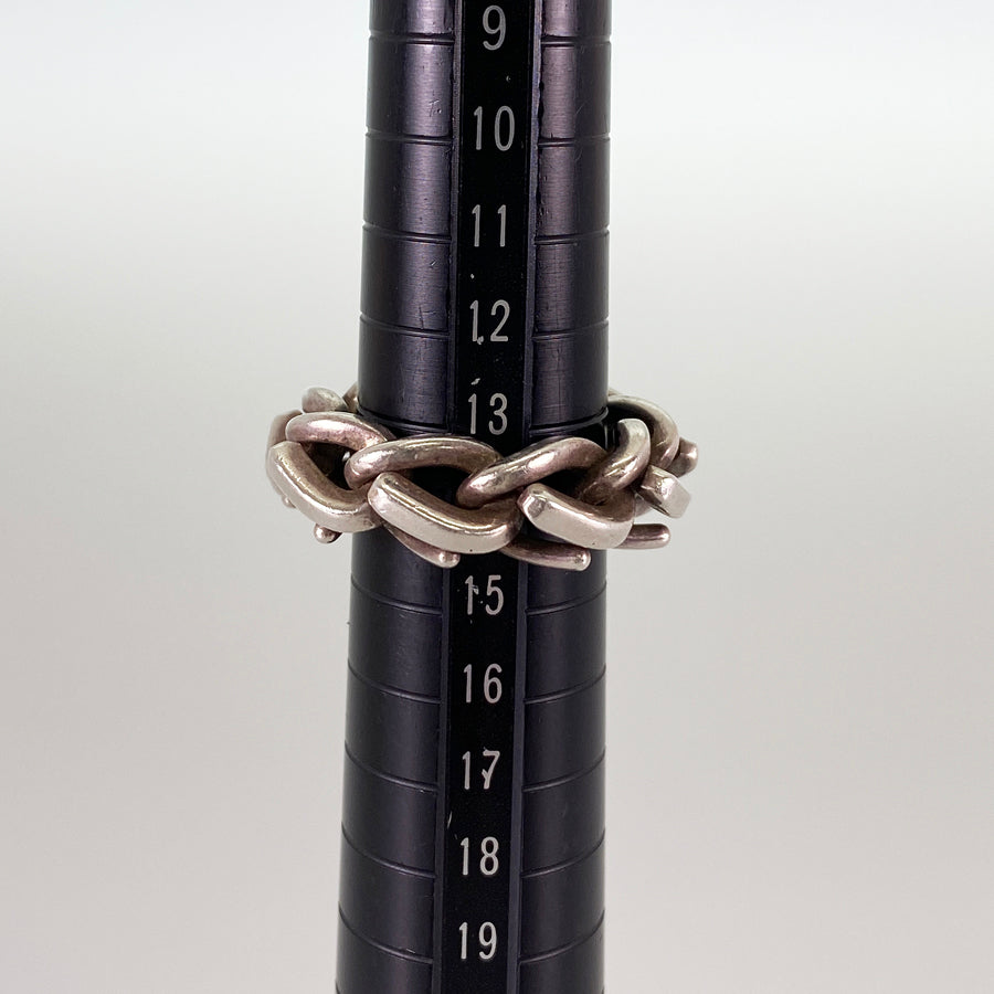 TIFFANY&Co. Forge Link Smoked Finish Ring