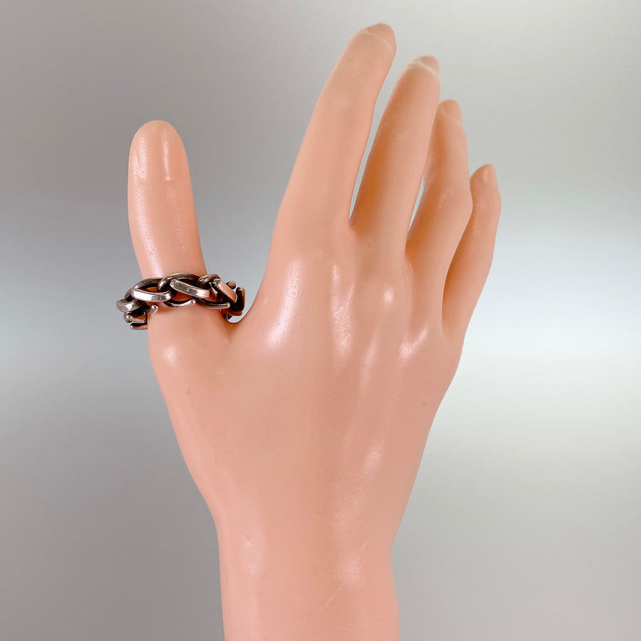 TIFFANY&Co. Forge Link Smoked Finish Ring