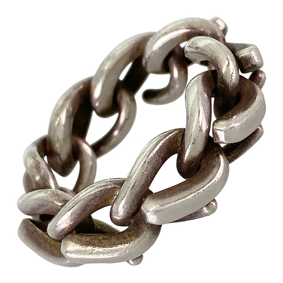 TIFFANY&Co. Forge Link Smoked Finish Ring