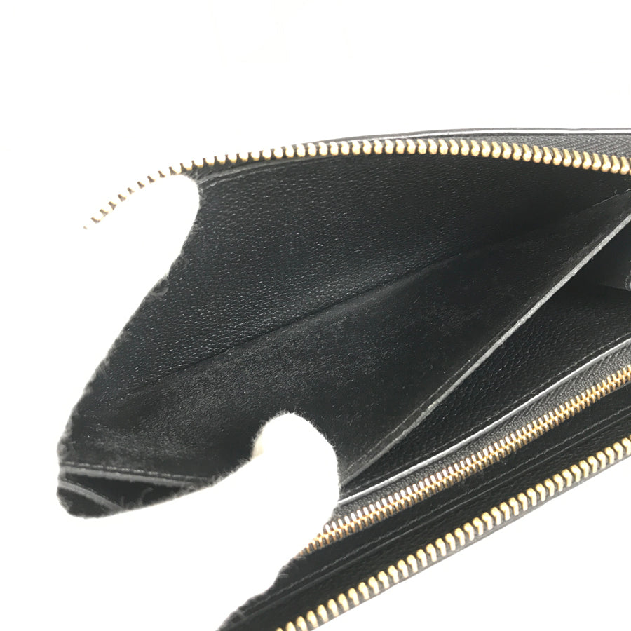 LOUIS VUITTON Monogram Empreinte Portefeuille Clemence M60171 Long wallet Round zipper
