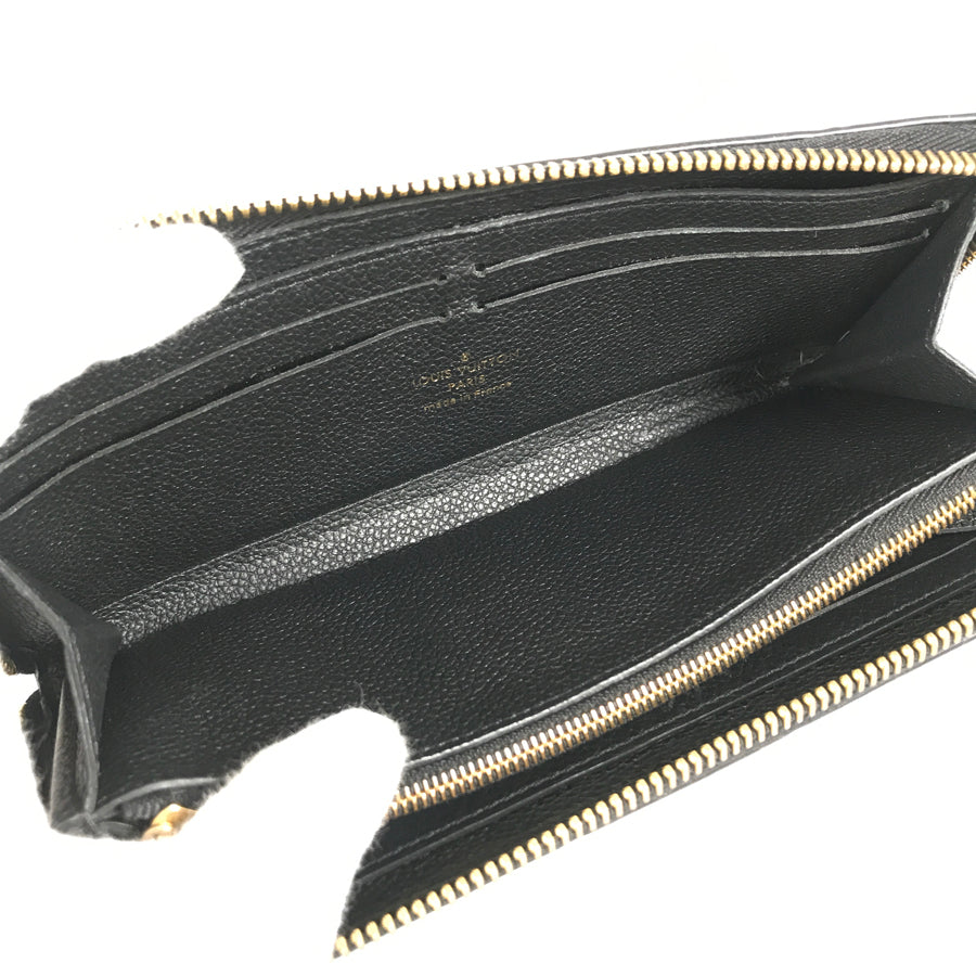 LOUIS VUITTON Monogram Empreinte Portefeuille Clemence M60171 Long wallet Round zipper