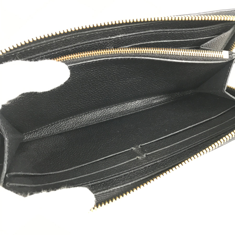 LOUIS VUITTON Monogram Empreinte Portefeuille Clemence M60171 Long wallet Round zipper
