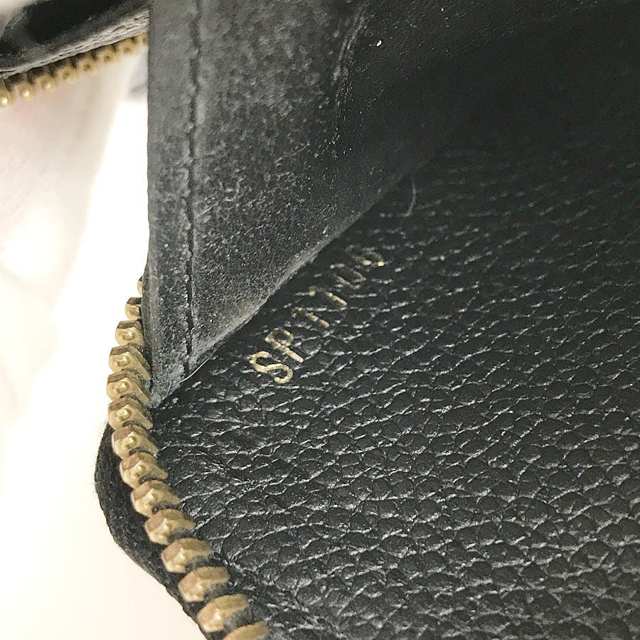 LOUIS VUITTON Monogram Empreinte Portefeuille Clemence M60171 Long wallet Round zipper